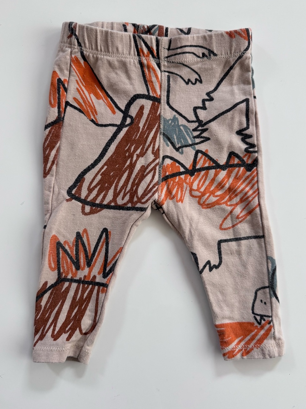 Zara Dino Scribbles Leggings 🦖🖍️